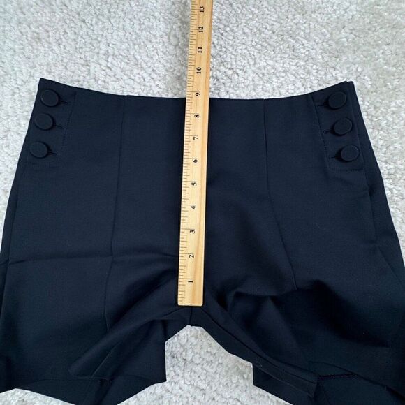 ECRU Sailor Button High Waisted Shorts Navy Blue - Picture 7 of 8